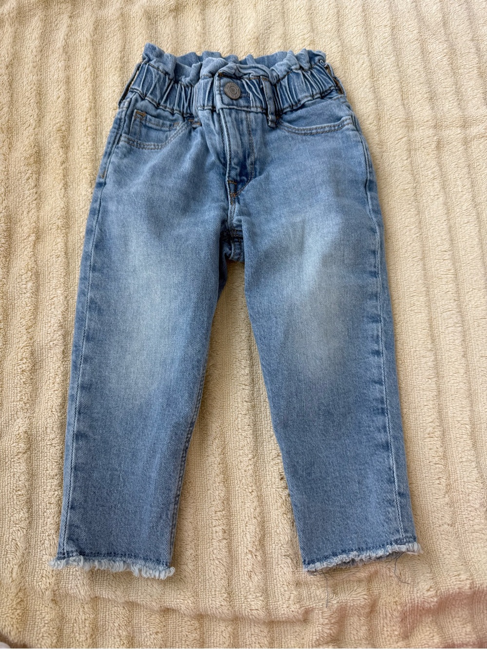 GAP Kids Light Blue Paperbag Waist Denim Jeans